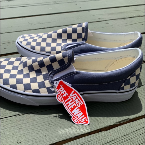 Vans Other - Vans checkerboard classic slip ons size 10.5